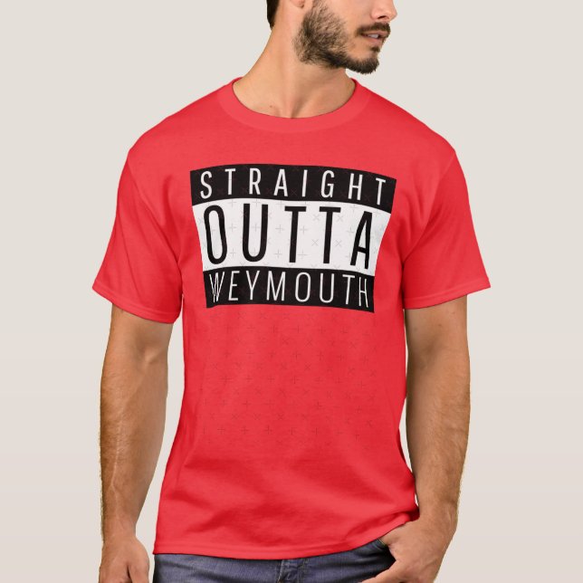 T-shirt Directement de Weymouth Massachusetts (Devant)