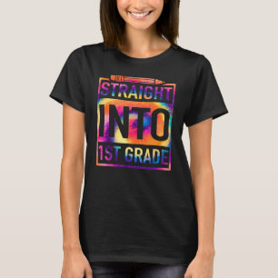 T-shirt Directement En 1ère Année Tie Dye Enseignant Retou