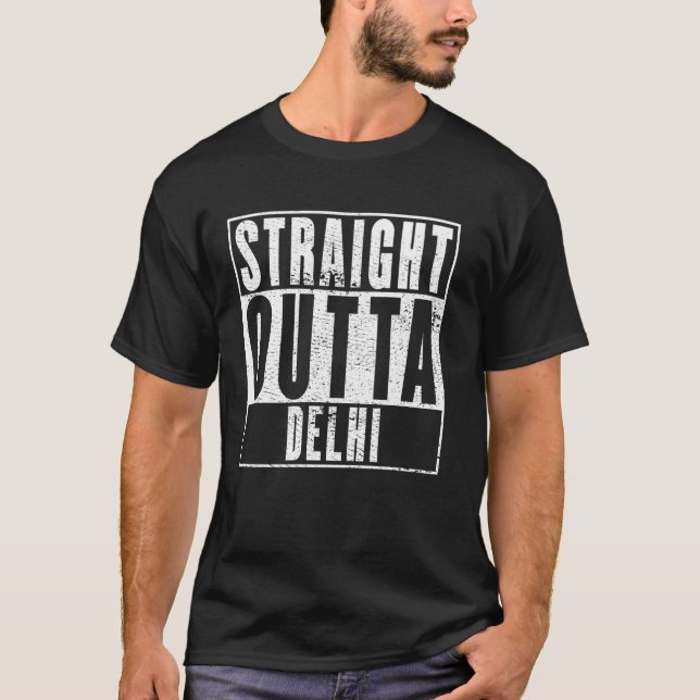 T-shirt Directement En Dehors De Delhi (Devant)