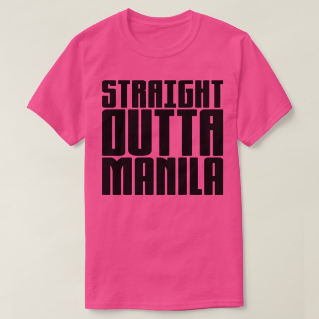 T-shirt Directement En Dehors De Manille (Design devant)