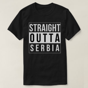 T-shirt Directement En Dehors De Serbie