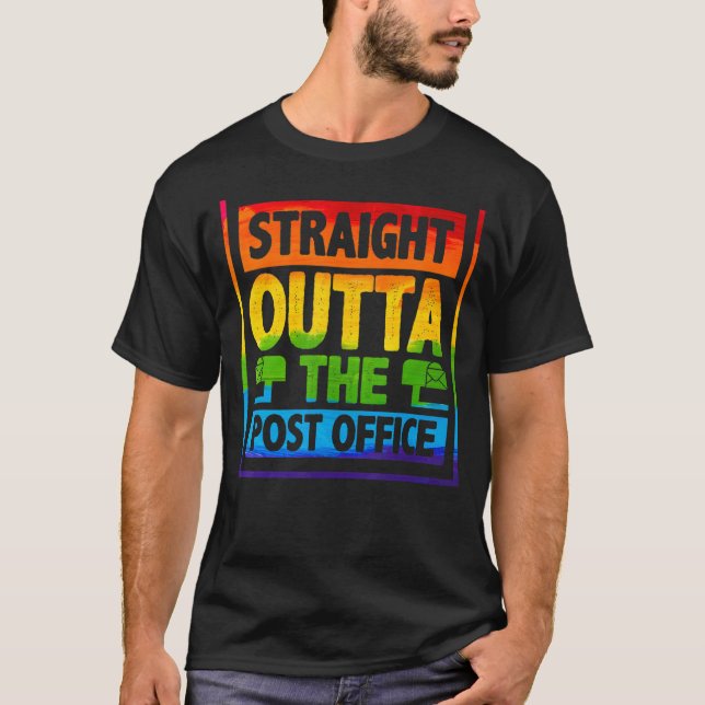 T-shirt Directement En Dehors Du Poste Poste Poste (Devant)