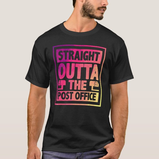 T-shirt Directement En Dehors Du Poste Poste Poste (Devant)