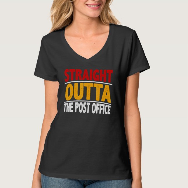 T-shirt Directement En Dehors Du Poste Poste Poste (Devant)
