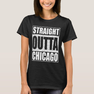 T-shirt Directement En Périphérie De L'État De Chicago Ill