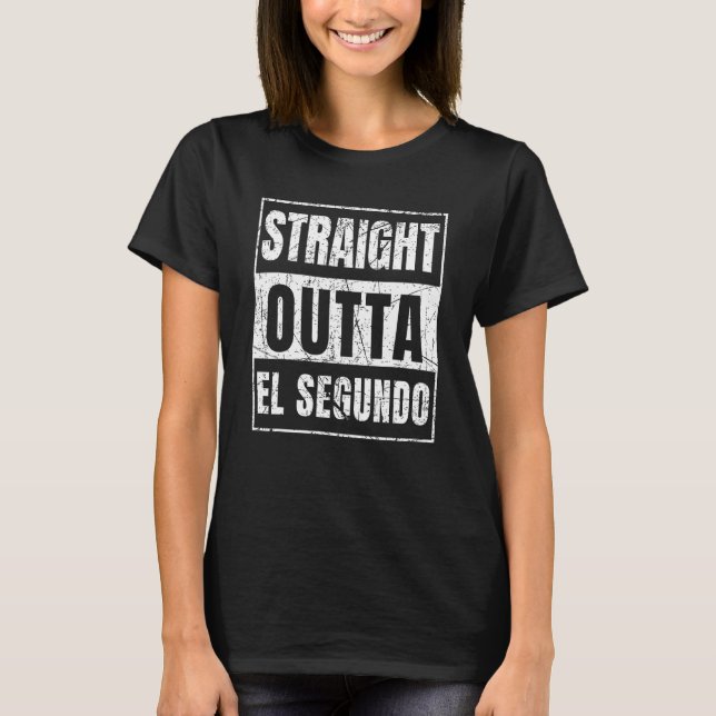 T-shirt Directement En Périphérie El Segundo (Devant)