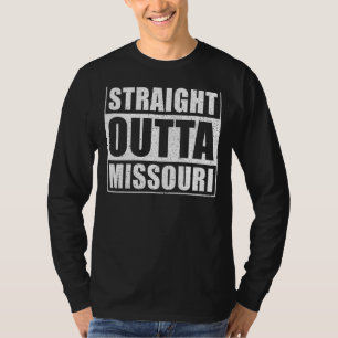 T-shirt Directement En Périphérie Missouri Missouri