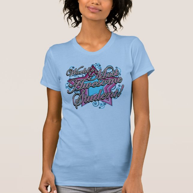 T-shirt Directement un étudiant (Devant)