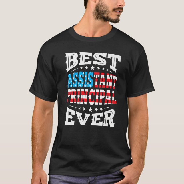 T-shirt Directeur adjoint 4e 4 Juillet Amérique (Devant)