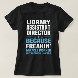 T-shirt Directeur adjoint de bibliothèque