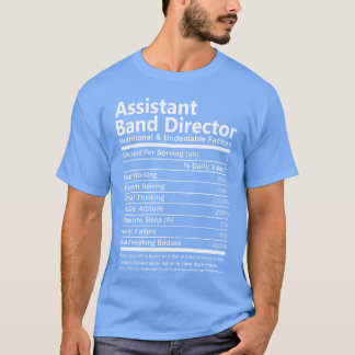 T-shirt Directeur adjoint de la bande nutritionnelle et