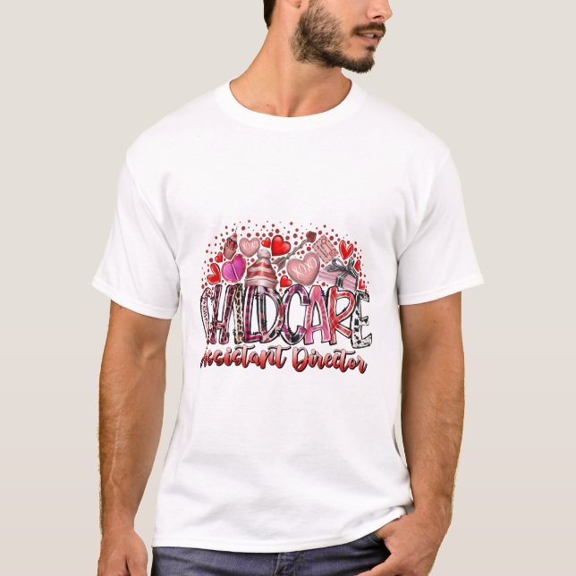 T-shirt Directeur adjoint de la garde d'enfants (Devant)