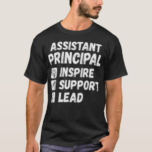 T-shirt Directeur adjoint Responsable du soutien Inspire
