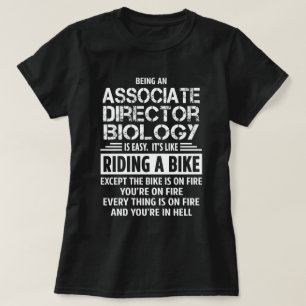 T-shirt Directeur associé Biologie