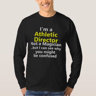 T-shirt Directeur Athlétique Emploi Carrière École Sports