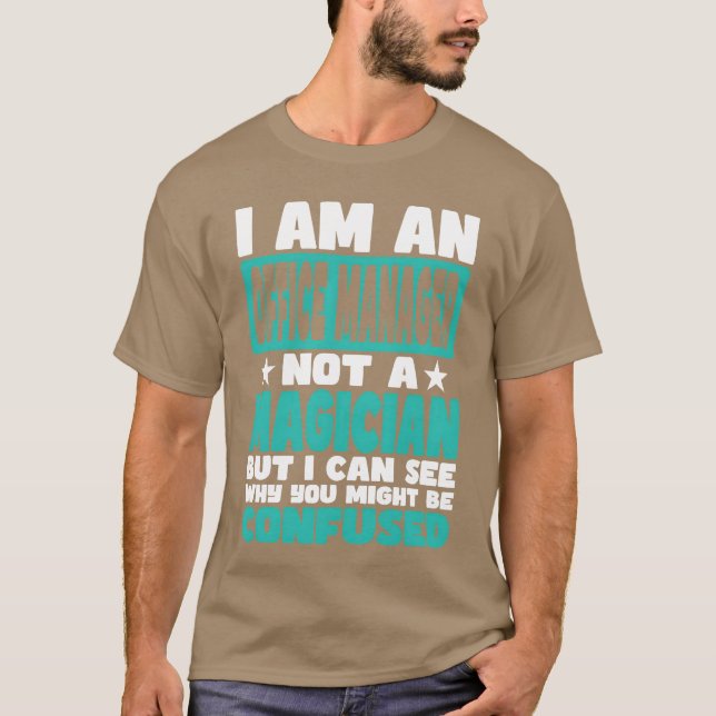 T-shirt Directeur de bureau vintage (Devant)