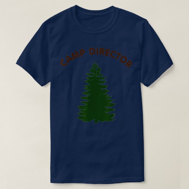 T-shirt Directeur de camp Conseiller Été Pine ree Cadeau (Design devant)