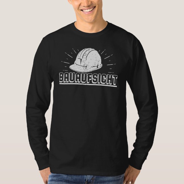 T-shirt Directeur de chantier constructeur bâtiment constr (Devant)