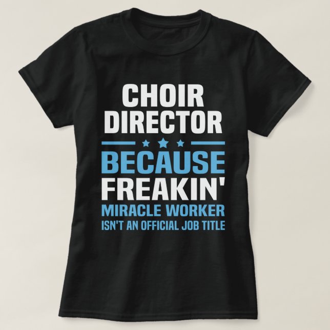 T-shirt Directeur de chorale (Design devant)