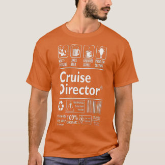 T-shirt Directeur de croisière Multitâche Beer Coffee Prob
