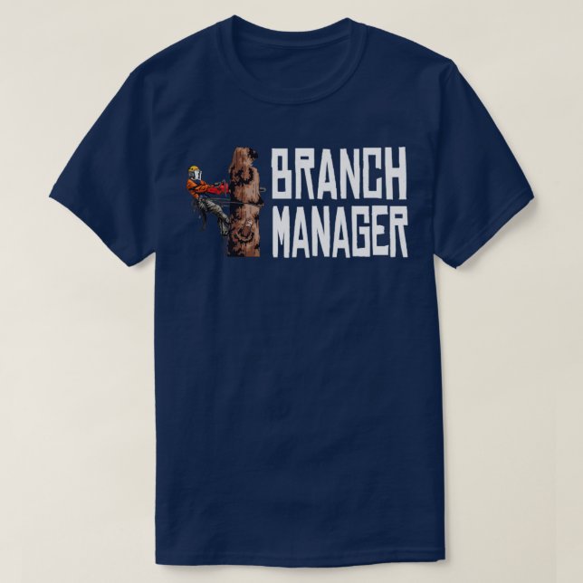 T-shirt Directeur de la branche de travail du bois Lumberj (Design devant)