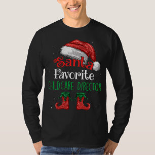 T-shirt Directeur de la garde d'enfants Père Noël Favori C