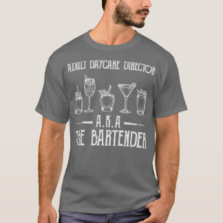T-shirt Directeur de la garderie pour adultes AKA The Bart