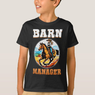 T-shirt Directeur de la grange I équestre Pony Horse Fan