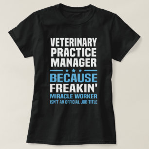 T-shirt Directeur de la pratique vétérinaire
