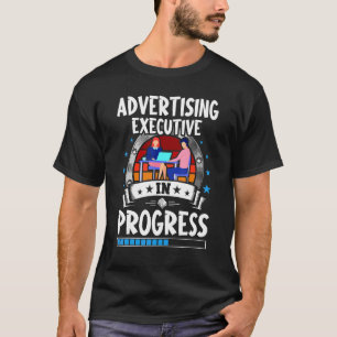 T-shirt Directeur De La Publicité En Cours Stagiaire Étudi