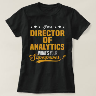 T-shirt Directeur de l'analyse