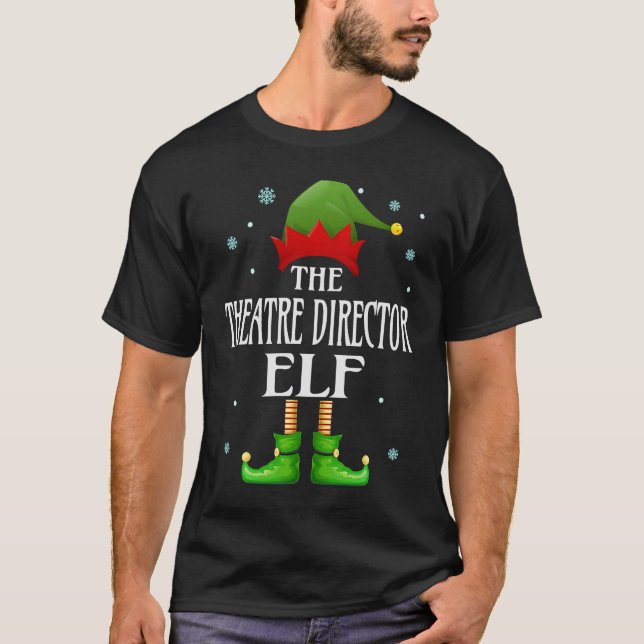 T-shirt Directeur de théâtre Elf Xmas Famille Correspondan (Devant)