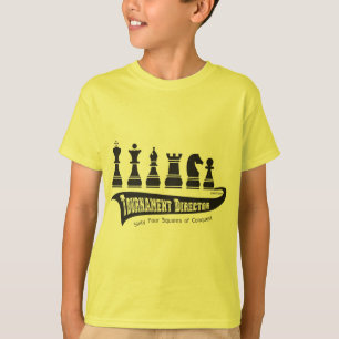 T-shirt Directeur de tournoi, chemise d'échecs
