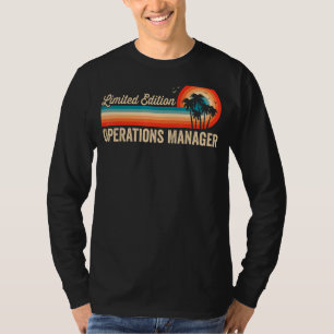 T-shirt Directeur des opérations Anniversaire Rétro Hommes