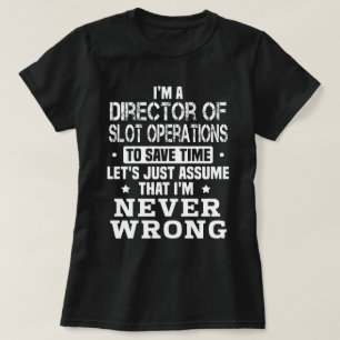T-shirt Directeur des opérations sur lots