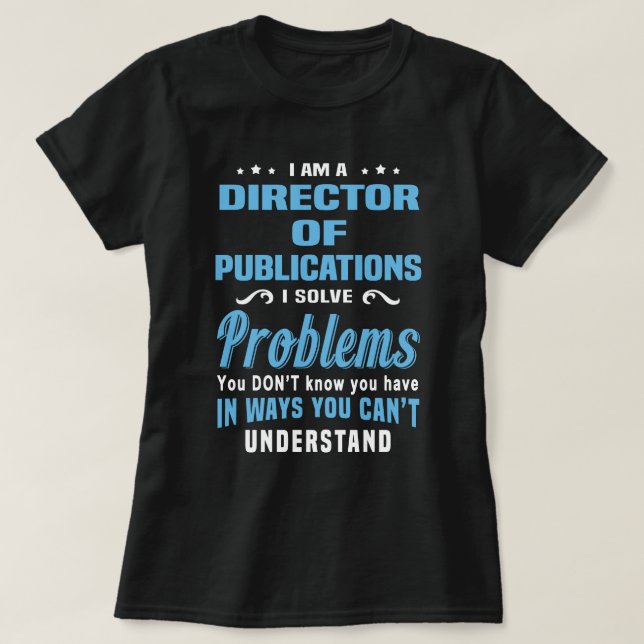 T-shirt Directeur des publications (Design devant)