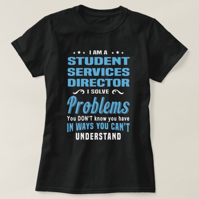T-shirt Directeur des services aux étudiants (Design devant)
