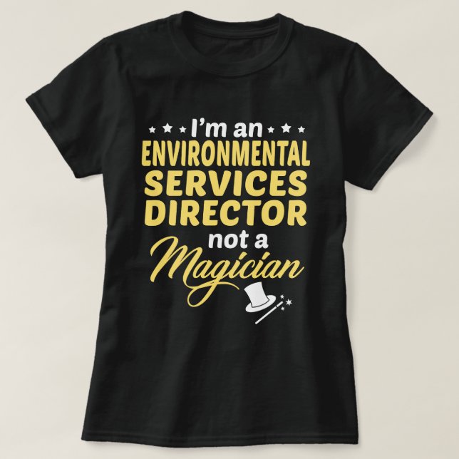 T-shirt Directeur des services de l'environnement (Design devant)