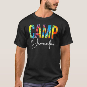 T-shirt Directeur du camp Jour d'appréciation Tie Dye Bonj