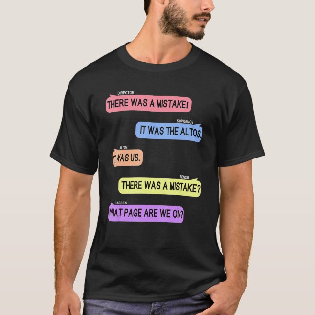 T-shirt Directeur du choeur (Devant)