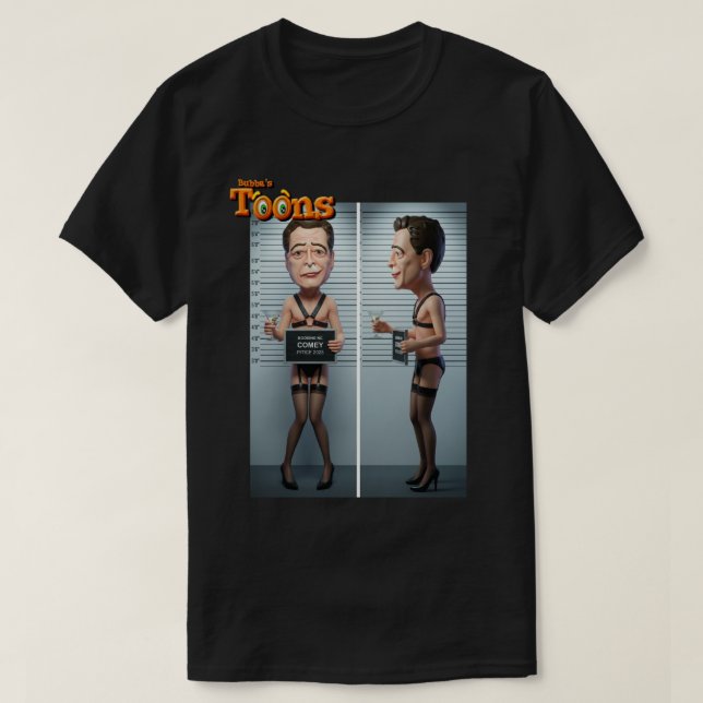 T-SHIRT DIRECTEUR DU FBI JIM COMEY (Design devant)