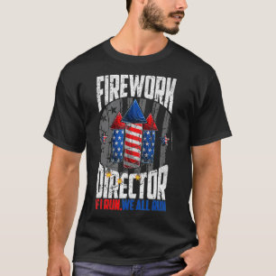 T-shirt directeur du feu 4 juillet je vous dirige