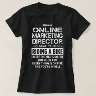T-shirt Directeur du marketing en ligne