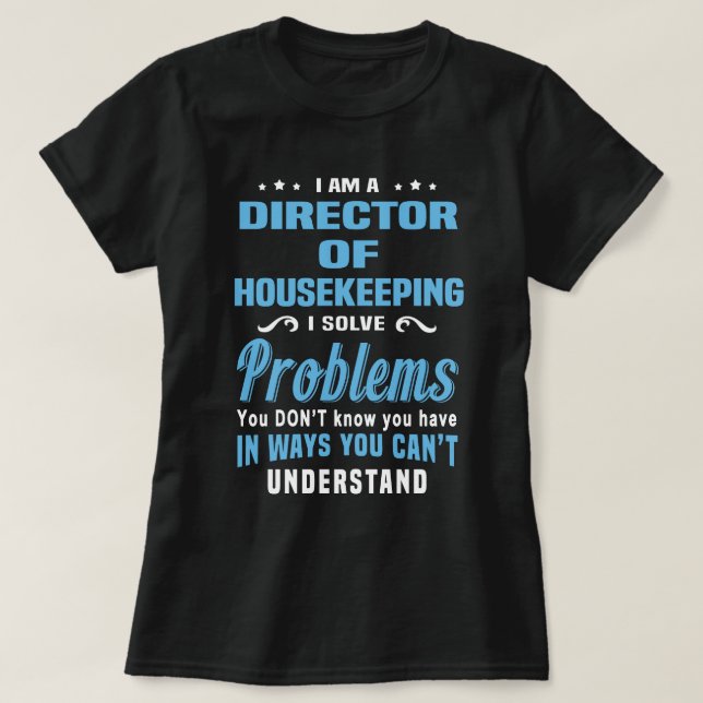 T-shirt Directeur du ménage (Design devant)