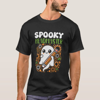 T-shirt Directeur éffrayant Chef super Halloween ghos