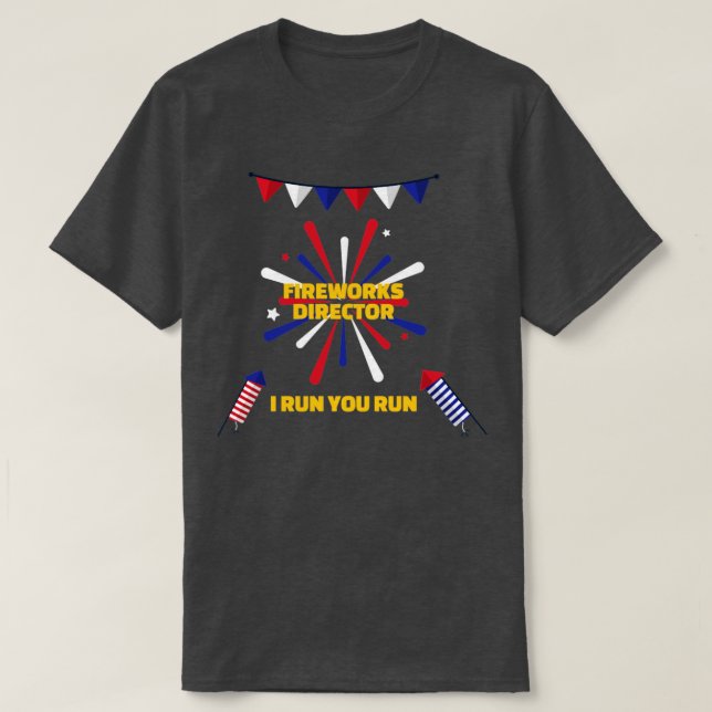 T-shirt Directeur Fireworks2 (Design devant)