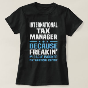 T-shirt Directeur fiscal international