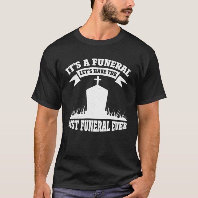 T-shirt Directeur funéraire morticien (Devant)