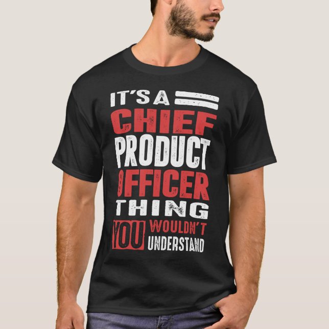 T-shirt Directeur général des produits (Devant)