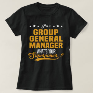 T-shirt Directeur général du groupe